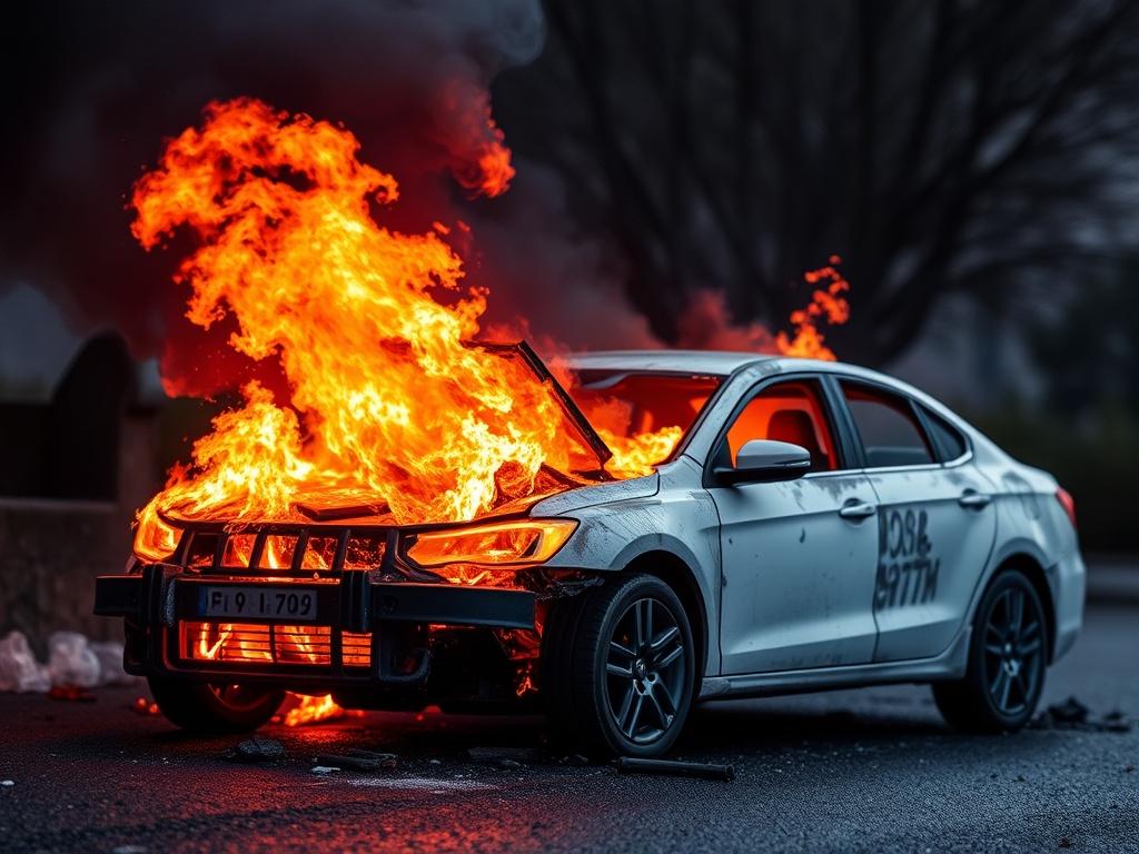 Поджог автомобиля: Можно ли получить выплату по ОСАГО. Что делать при отказе страховщика